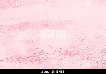 Fond en béton texturé rose clair avec base claire plus foncée dans les évidements. Texture abstraite pour motif graphique ou papier peint, vue de dessus, tons Banque D'Images