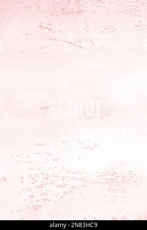 Fond en béton texturé rose clair avec base claire plus foncée dans les évidements. Texture abstraite pour motif graphique ou papier peint, vue de dessus, tons Banque D'Images