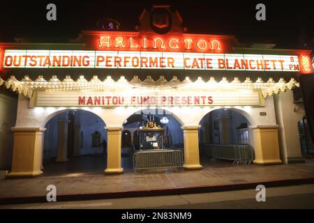 Santa Barbara, env. 2nd févr. 2023. L'atmosphère au prix exceptionnel du Performer de l'année - Festival annuel du film de Santa Barbara 38th au Arlington Theatre de Santa Barbara, Californie, sur 10 février 2023. Crédit : Faye Sadou/Media Punch/Alay Live News Banque D'Images