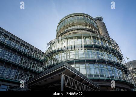 Gruner + Jahr Publishing House quartier général du bâtiment moderne - Hambourg, Allemagne Banque D'Images