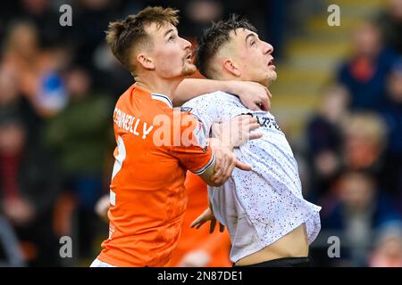 Blackpool, Royaume-Uni. 11th févr. 2023. Callum Connolly #2 de Blackpool pendant le match de championnat Sky Bet Blackpool vs Rotherham United à Bloomfield Road, Blackpool, Royaume-Uni, 11th février 2023 (photo de Ben Roberts/News Images) à Blackpool, Royaume-Uni le 2/11/2023. (Photo de Ben Roberts/News Images/Sipa USA) crédit: SIPA USA/Alay Live News Banque D'Images