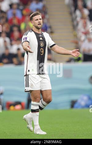 Niclas Fullkrug d'Allemagne réagit lors du match de la coupe du monde de la FIFA, Qatar 2022, entre l'Espagne et l'Allemagne, au stade Al Bayt. Note finale: Espagne 1:1 Allemagne. Banque D'Images