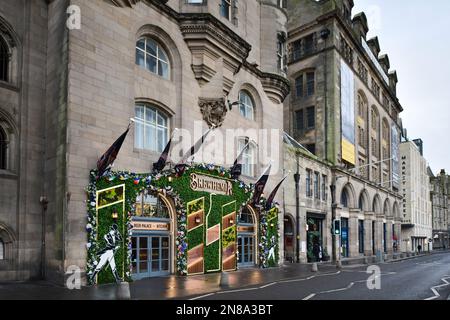 Edinburgh Ecosse, Royaume-Uni 11 février 2023. Rue du marché de Brewhemia. credit sst/alamy nouvelles en direct Banque D'Images