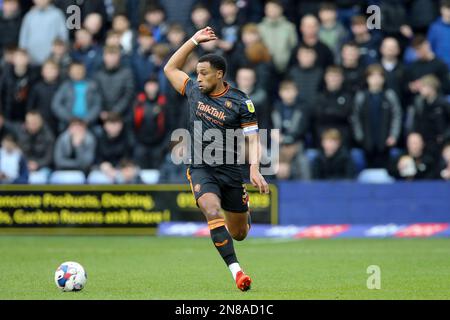 Birkenhead, Royaume-Uni. 11th févr. 2023. Ibou Touray de la ville de Salford en action. EFL Skybet deuxième match de football, Tranmere Rovers / Salford City à Prenton Park, Birkenhead, Wirral le samedi 11th février 2023. Cette image ne peut être utilisée qu'à des fins éditoriales. Utilisation éditoriale uniquement, licence requise pour une utilisation commerciale. Aucune utilisation dans les Paris, les jeux ou les publications d'un seul club/ligue/joueur.pic par Chris Stading/Andrew Orchard sports Photography/Alamy Live News crédit: Andrew Orchard sports Photography/Alamy Live News Banque D'Images