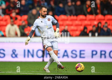 Dundee, Royaume-Uni. 11th févr. 2023. 11th février 2023 ; Tannadice Park, Dundee, Écosse : Scottish Premiership football, Dundee United versus Kilmarnock ; Mark Birighitti of Dundee United Credit: Action plus Sports Images/Alay Live News Banque D'Images