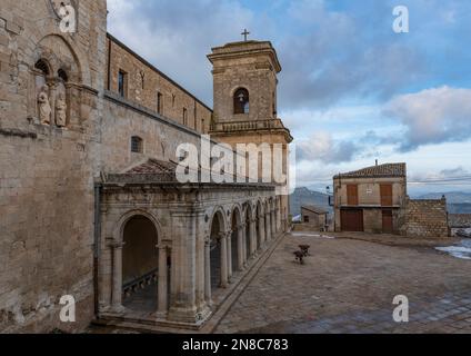 L'église de Santa Maria di Loreto dans le village de Petralia Soprana, Sicile Banque D'Images