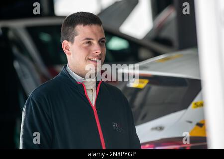 DUFAS Bryan (FR), RX EVOLUTION, portrait lors du Clio Ice Trophy 2023 2023 - GSeries G3 sur le circuit Andorre - pas de la Casa, on 11 février 2023 à Encamp, Andorre - photo Damien Doumergue / DPPI crédit: DPPI Media/Alay Live News Banque D'Images