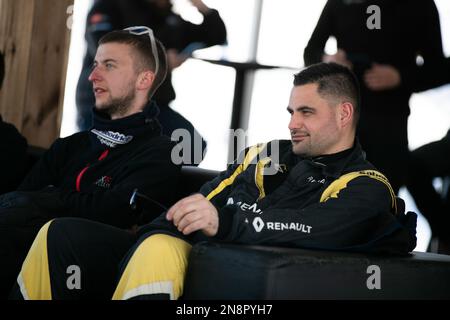 PRAT Jeremy (FR), RX EVOLUTION, portrait lors du Clio Ice Trophy 2023 2023 - GSeries G3 sur le circuit Andorre - pas de la Casa, on 11 février 2023 à Encamp, Andorre - photo Damien Doumergue / DPPI crédit: DPPI Media/Alay Live News Banque D'Images