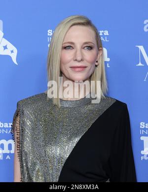 Santa Barbara, États-Unis. 10th févr. 2023. Cate Blanchett assiste à la cérémonie de remise des prix du meilleur performateur de l'année 22023 au Arlington Theatre on 10 février 2023 à Santa Barbara, en Californie. Photo: Crash/imageSPACE crédit: Imagespace/Alamy Live News Banque D'Images