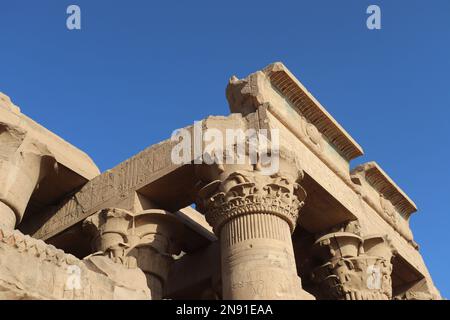 Le temple de Kom Ombo à Assouan, en Égypte Banque D'Images