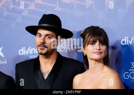 Penelope Cruz, Eduardo Cruz participant aux Goya Awards 37th au Centre de conférences et d'expositions FIBES sur 11 février 2023 à Séville, Espagne. Photo par ABACAPRESS.COM Banque D'Images
