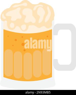 verre d'image vectorielle de bière ou clipart Illustration de Vecteur