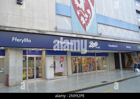 31st janvier 2023, Cardiff, pays de Galles, Royaume-Uni. Boots Store sur Queen Street. Banque D'Images