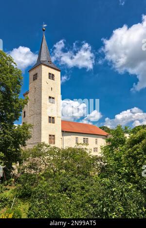 Hesse North Harz Castle Stamp Station Châteaux et palais Harzer Wandernadel Banque D'Images