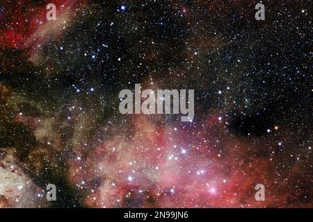 Espace profond. Rendu exceptionnel de la science-fiction. Éléments de cette image fournis par la NASA Banque D'Images