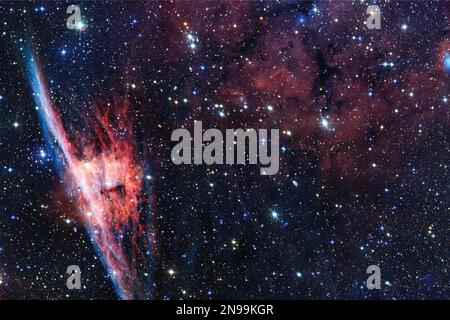 Espace profond. Rendu exceptionnel de la science-fiction. Éléments de cette image fournis par la NASA Banque D'Images