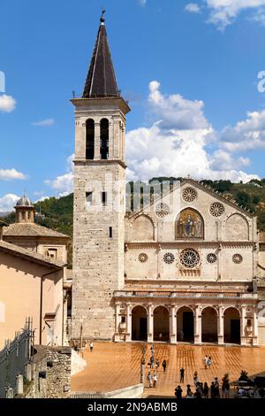 Spoleto Ombrie Italie. Cathédrale Duomo di Spoleto Banque D'Images