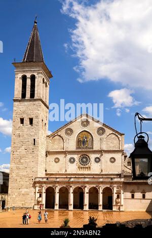 Spoleto Ombrie Italie. Cathédrale Duomo di Spoleto Banque D'Images