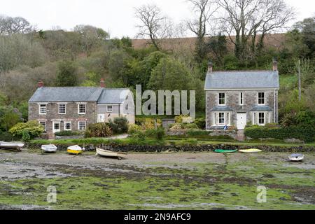 COOMBE, CORNWALL, Royaume-Uni - MAI 12 : vue de Coombe à Cornwall le 12 mai 2021. Une personne non identifiée Banque D'Images