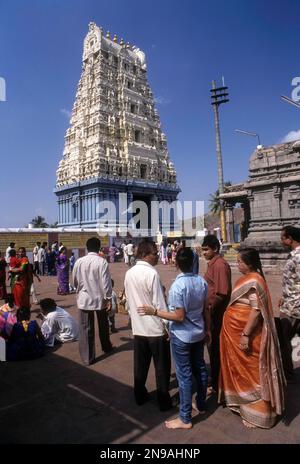 Varaha Narasimha temple, Simhachalam près de Visakhapatnam, Vizag, Andhra Pradesh, Inde Banque D'Images