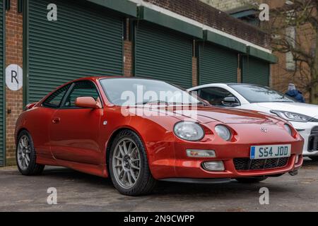 1998 Toyota Celica GT, exposé à l'Assemblée japonaise qui s'est tenue au Bicester Heritage Centre le 29th janvier 2023. Banque D'Images