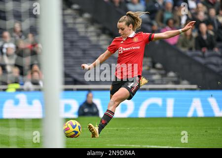 Londres, Royaume-Uni. 12th févr. 2023. Ella Toone (7) de Manchester photographié lors d'un match de football féminin entre Tottenham Hotspur Women et Manchester United Women sur un match rééchelonné du premier jour de match de la saison 2022 - 2023 de Barclays Women's Super League , dimanche 12 février 2023 à Londres , ANGLETERRE . PHOTO SPORTPIX | David Catry crédit: David Catry/Alay Live News Banque D'Images