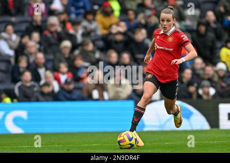 Londres, Royaume-Uni. 12th févr. 2023. Ella Toone (7) de Manchester photographié lors d'un match de football féminin entre Tottenham Hotspur Women et Manchester United Women sur un match rééchelonné du premier jour de match de la saison 2022 - 2023 de Barclays Women's Super League , dimanche 12 février 2023 à Londres , ANGLETERRE . PHOTO SPORTPIX | David Catry crédit: David Catry/Alay Live News Banque D'Images