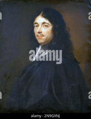 Pierre de Fermat (1607 – 1665) mathématicien français. Peinture par Rolland Lefebvre Banque D'Images