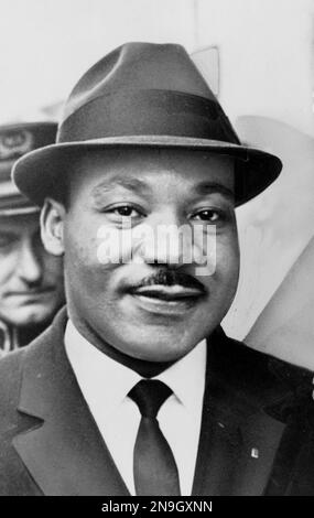 Dr. Martin Luther King Jr. (1929 – 1968) Ministre baptiste américain et activiste Banque D'Images