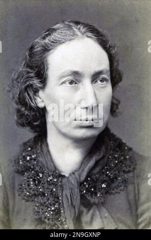 Louise Michel (1830 – 1905) anarchiste française Banque D'Images