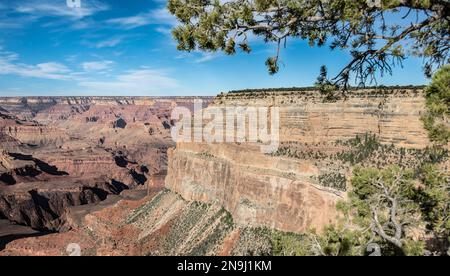 Célèbre plateau du Grand Canyon en Arizona, États-Unis Banque D'Images