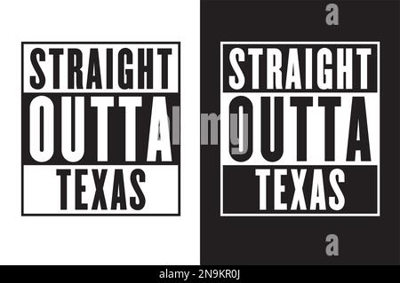 Outta Texas Illustration de Vecteur