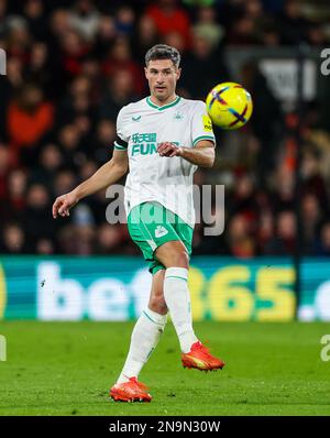 Fabian Schar de Newcastle United en action lors du match de la Premier League au stade Vitality, à Bournemouth. Date de la photo: Samedi 11 février 2023. Banque D'Images