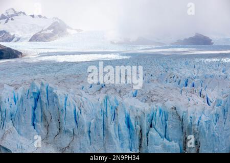 Crevasses du glacier Perito Moreno en Patagonie, Argentine, Amérique du Sud Banque D'Images