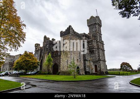 Ashford Castle, Cong, dans le comté de Mayo, Irlande Banque D'Images