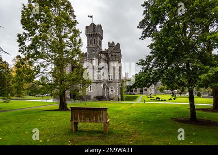 Ashford Castle, Cong, dans le comté de Mayo, Irlande Banque D'Images