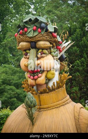 'Summer', sculpture végétale monumentale de l'artiste Philip Haas au jardin botanique d'Atlanta, Atlanta, Géorgie, États-Unis d'Amérique Banque D'Images