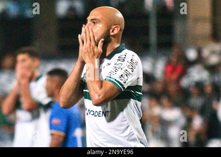 Curitiba, Brésil. 12th févr. 2023. PR - Curitiba - 02/12/2023 - PARANANENSE 2023, CORITIBA X SAOJOSEENSE - le joueur de Regis Coritiba regrette une chance perdue lors d'un match contre Saojoseense au stade Couto Pereira pour le championnat Paranaense 2023. Photo: Gabriel Machado/AGIF/Sipa USA crédit: SIPA USA/Alay Live News Banque D'Images