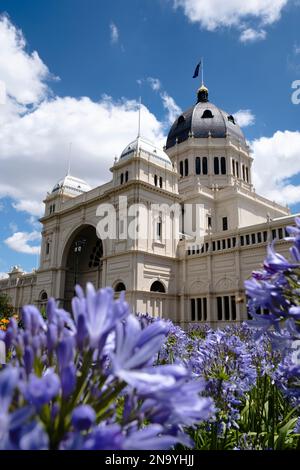 Royal Exhibition Building à Carlton Gardens, Melbourne, Australie ; Melbourne, Victoria, Australie Banque D'Images