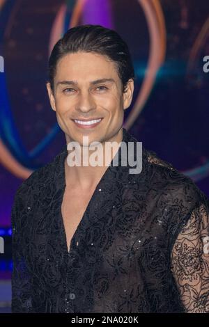Des patineurs célèbres et leurs partenaires assistent à la séance photo Dancing on Ice au studio ITV de Hemel Hempstead avec: Joey Essex où: Hemel Hempstead, Royaume-Uni quand: 11 janv. 2023 crédit: Phil Lewis/WENN Banque D'Images