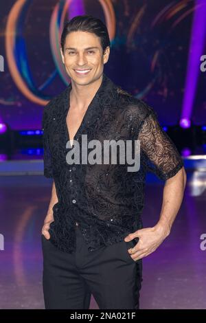 Des patineurs célèbres et leurs partenaires assistent à la séance photo Dancing on Ice au studio ITV de Hemel Hempstead avec: Joey Essex où: Hemel Hempstead, Royaume-Uni quand: 11 janv. 2023 crédit: Phil Lewis/WENN Banque D'Images
