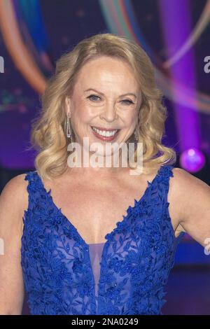 Des patineurs célèbres et leurs partenaires assistent à la séance photo Dancing on Ice au studio ITV de Hemel Hempstead avec: Jayne Torvill où: Hemel Hempstead, Royaume-Uni quand: 11 janv. 2023 crédit: Phil Lewis/WENN Banque D'Images