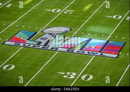 Phoenix, États-Unis. 12th févr. 2023. L'ambiance devant le Super Bowl LVII entre les Philadelphia Eagles et les Kansas City Chiefs, qui s'est tenu au State Farm Stadium de Phoenix, Arizona, le 12 février 2023. (Photo par Anthony Behar/Sipa USA) crédit: SIPA USA/Alay Live News Banque D'Images