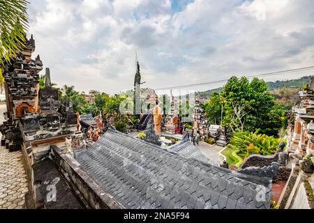 Monastère bouddhiste Brahma Vihara Arama ; Banjar, Bali, Indonésie Banque D'Images