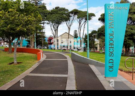 Gerringong Park dans le centre de la ville Banque D'Images