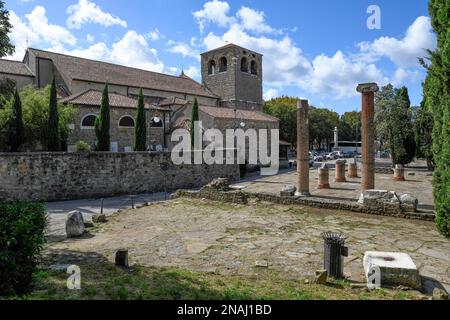 Cathédrale San Giusto, Trieste, région Friuli Venezia Giulia, Italie Banque D'Images
