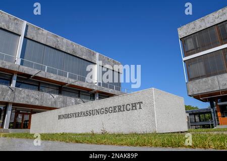 Cour constitutionnelle fédérale, Karlsruhe, Bade-Wurtemberg, Allemagne Banque D'Images