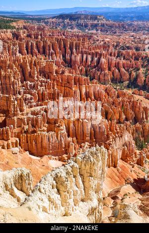 Point d'inspiration dans le parc national de Bryce Canyon. Utah États-Unis Banque D'Images