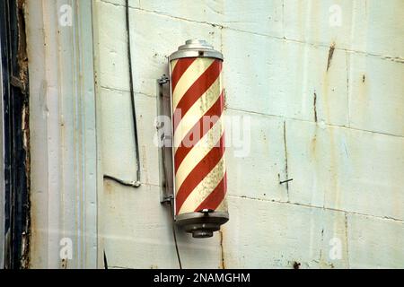 Barbiers pole Banque D'Images