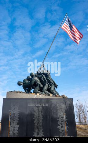 Monument commémoratif Iwo Jima en Nouvelle-Bretagne Connecticut Banque D'Images